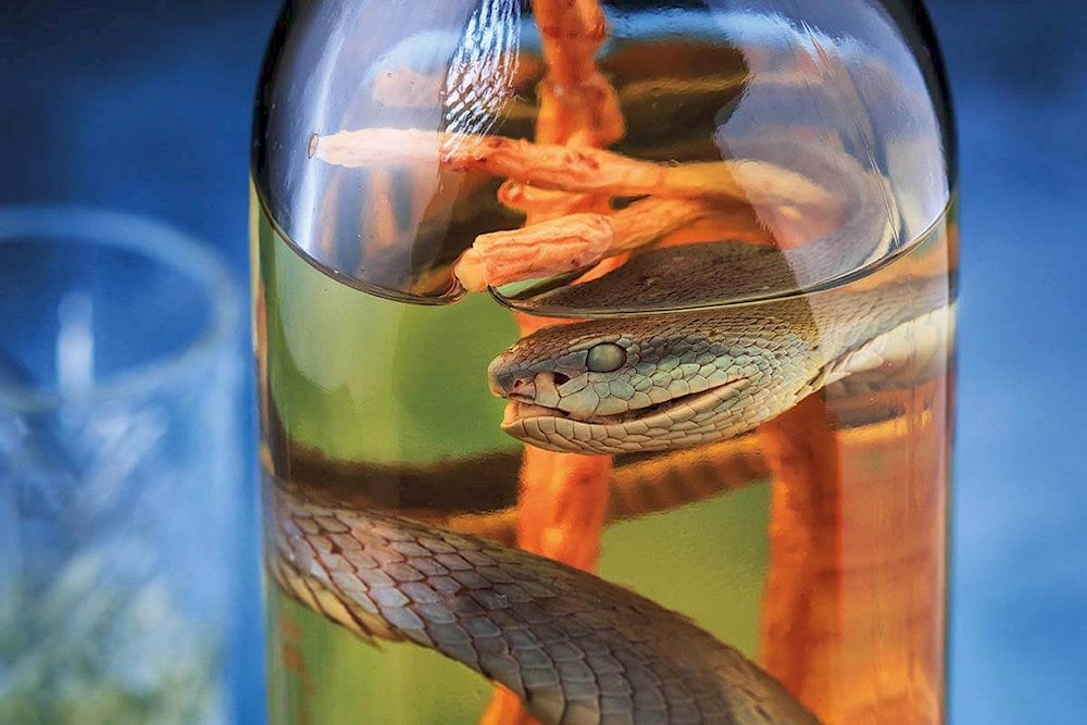 Ruou ran isn't just a beverage, it's also used as a decorative item